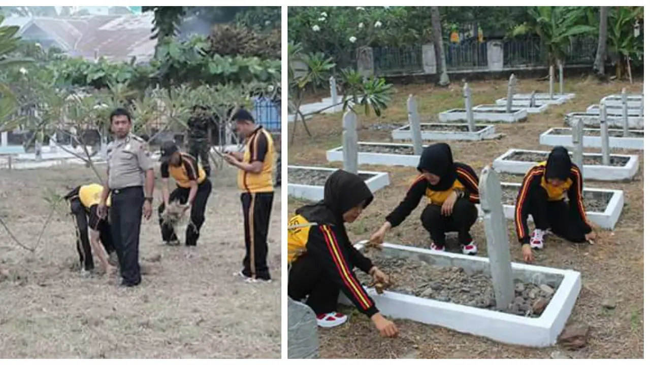 TNI-Polri di Taman Makam Pahlawan
