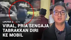 Viral di media sosial, seorang pria di Penjaringan, Jakarta Utara, pura-pura jadi korban kecelakaan. Ia sengaja menabrakkan diri ke mobil dan meminta uang ganti rugi kepada pengendara.