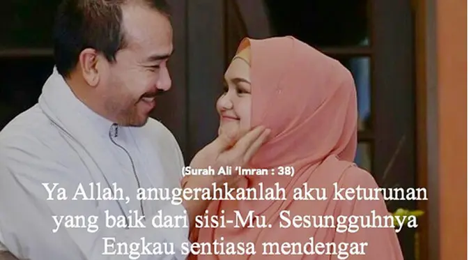 Penyanyi Siti Nurhali mengumumkan kehamilannya. Pemilik nama Datuk Siti Nurhaliza Tarudin itu mengumumkan kehamilan yang sudah berjalan empat bulan. Istri Datuk Seri Khalid itu juga menjelaskan terkait kabar menghilangnya selama ini. (Instagram/ctdk)