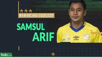 Wawancara Eksklusif Samsul Arif (Bola.com/Adreanus Titus)