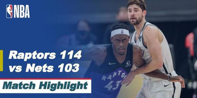 VIDEO: Highlight NBA, Brooklyn Nets Dipermalukan Toronto Raptors 114-103