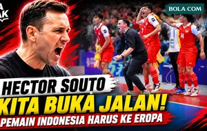 Bola Break: Hector Souto Buka Jalan Pemain Futsal Indonesia Berkarier di Spanyol
