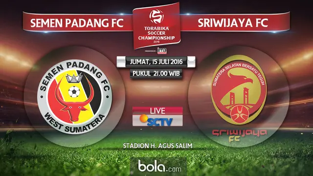 Semen Padang FC Vs Sriwijaya FC (Bola.com/Adreanus Titus)