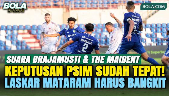 Suporter PSIM Dukung Pemecatan Jean-Paul van Gastel, Brajamusti dan The Maident Berharap Laskar Mataram Bangkit