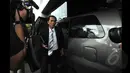 Komisioner Komnas HAM, Nur kholis, saat tiba di Gedung KPK, Jakarta, Selasa (27/1/2015) Kedatangannya untuk meminta keterangan, melengkapi penyelidikan berkaitan dengan dugaan kriminalisiasi terhadap pimpinan KPK oleh Polri. (Liputan6.com/Herman Zakharia)