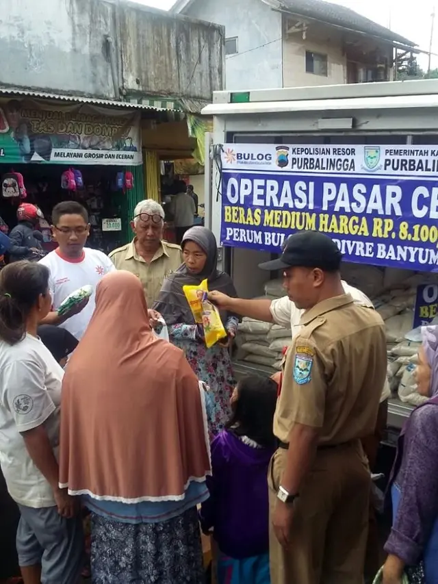 Ilustrasi operasi pasar. (Liputan6.com/Dinkominfo PBG/Muhamad Ridlo)