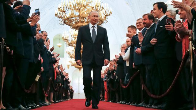 Vladimir Putin Dilantik Jadi Presiden Rusia untuk Periode Keempat
