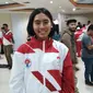 Mery Ananda merupakan atlet anggar termuda kontingen Indonesia di SEA Games 2017. (Liputan6.com/Cakrayuri Nuralam)