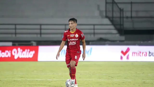 Gelandang Persija Jakarta, Syahrian Abimanyu.