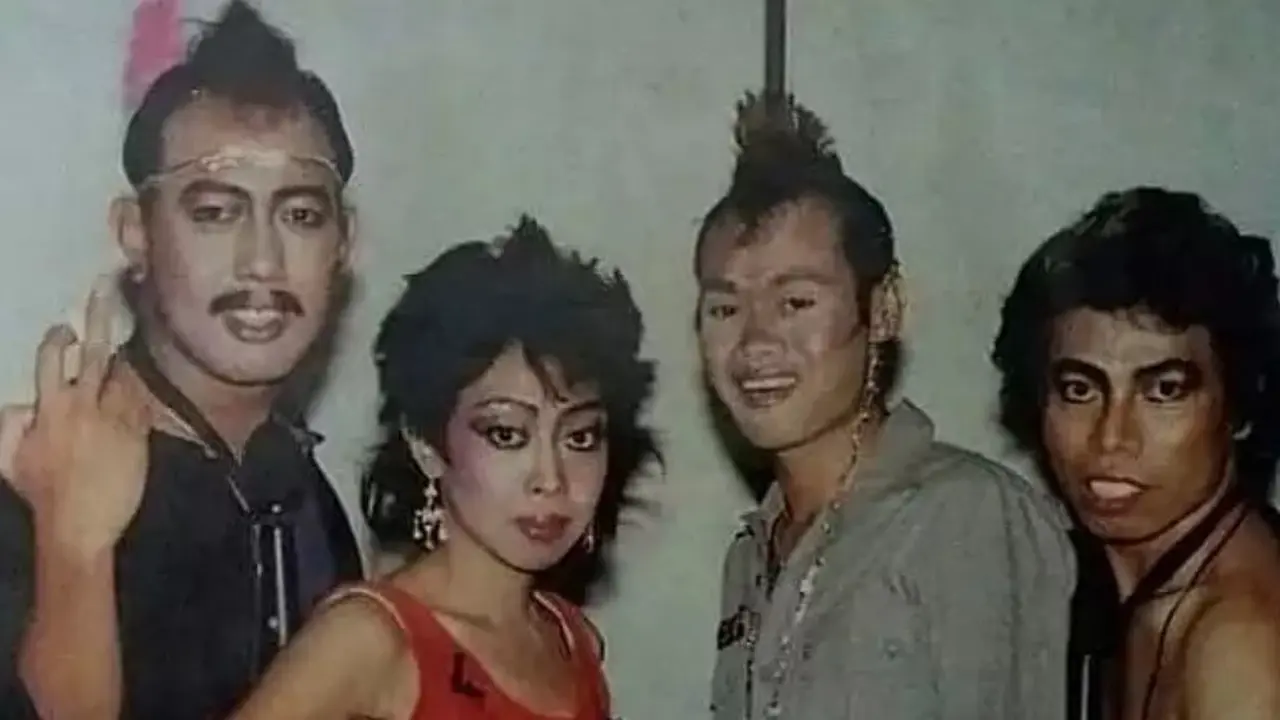 Eusi Darliah bersama Warkop DKI (Instagram/@jadoel.ig)