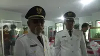 Bupati Tolitoli Saleh Bantilan dan Wakil Bupati Tolitoli Rahman Hi Budding. (Liputan6.com/Apriawan)