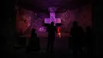 Katedral Zipaquira adalah sebuah gereja Katolik Roma yang dibangun di dalam terowongan tambang garam yang terletak 200 meter di bawah tanah. (JUAN BARRETO / AFP)