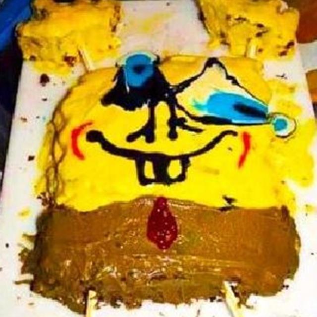 6 Potret Kue Spongebob Gagal Ini Tak Sesuai Ekspektasi, Bikin Kecewa