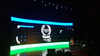 Menkominfo Rudiantara saat memberi sambutan dalam Startup World Cup 2016 (Liputan6.com/Agustin Setyo W)