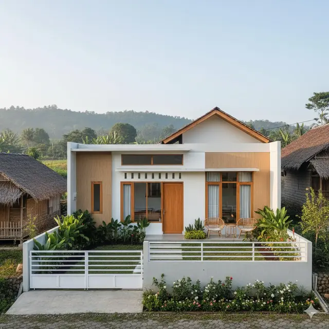 Model Rumah Minimalis di Desa