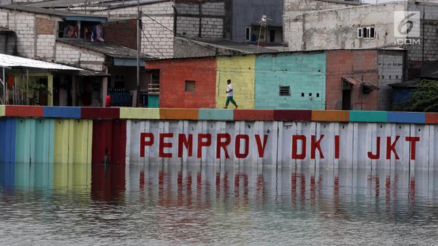 Makin Enak Dipandang, Ada Kampung Warna Warni di Pinggir Danau Sunter