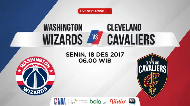 Washington Wizards Vs Cleveland Cavaliers, NBA