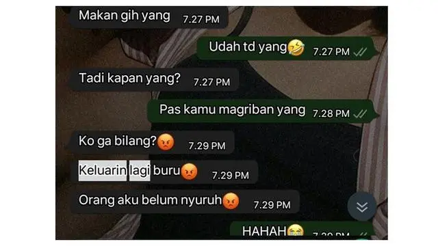 6 Chat Makan Virtual Bareng Pacar Ini Bikin Ngakak, Gagal Romantis