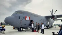 Menhan Prabowo Serahkan Pesawat Super Hercules A-1339 ke TNI, Disaksikan Jokowi