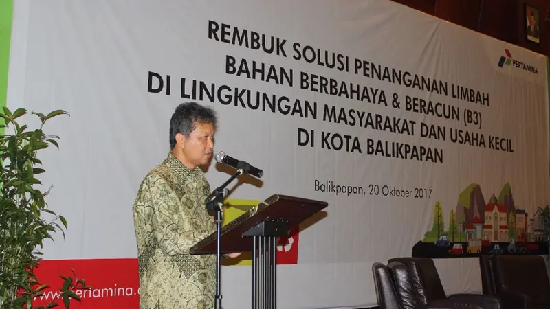 Pertamina RU V & DLH Kota Balikpapan Gelar Workshop Penanganan Limbah B3