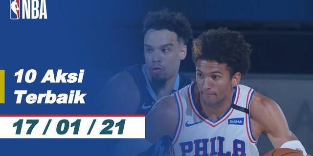 VIDEO: 10 Aksi Terbaik NBA 17 Januari 2021, Slam Dunk Ja Morant