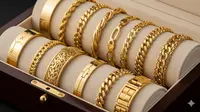 Model Gelang Emas Timeless Wajib Punya 2025. Foto: Gemini