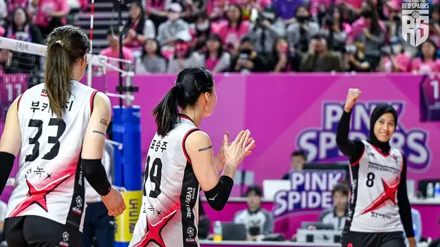 Megawati Hangestri Pertiwi - Red Sparks - Liga Voli Korea - Bola Voli