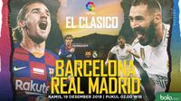 La Liga - Barcelona Vs Real Madrid - Head to Head (Bola.com/Adreanus Titus)