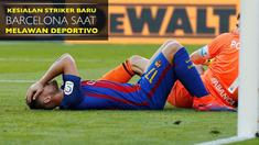 Video kesialan Paco Alcacer yang gagal mencetak gol pada laga Barcelona melawan Deportivo La Coruna