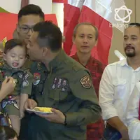 Anang dan Ashanty menuturkan alasan mereka memilih tema ‘Army Look’ di perayaan ultah pertama Arsya.