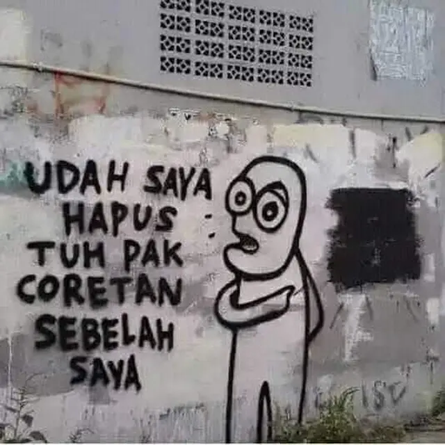 coretan kocak