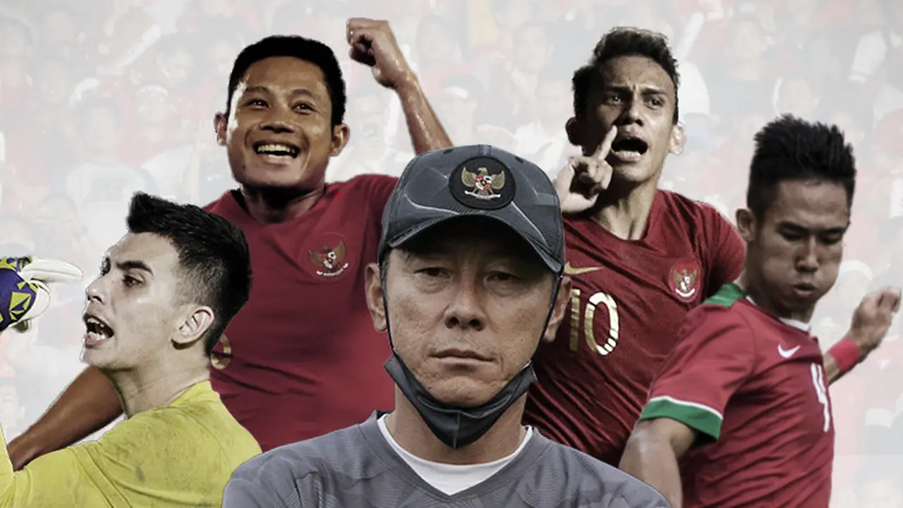 Pemain Timnas Indonesia  dan Shin Tae-yong