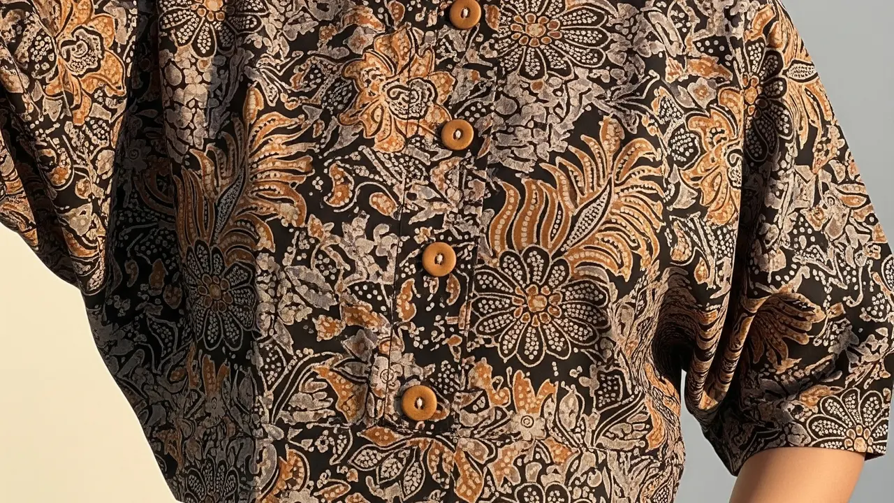 9 Model Batik Lengan Dolman Crop Top Santai, Pilihan Gaya Kekinian