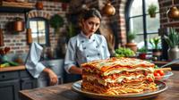 resep lasagna ©Ilustrasi dibuat AI