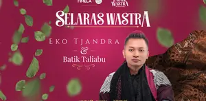 Lewat parade busana bertemakan OLANYE, Eko Tjandra dan @zahraazainii.mus bersama-sama memperkenalkan batik khas Taliabu. Mengambil inspirasi dari busana Napoleon Bonaparte, batik Taliabu dengan palet warna yang tegas dan elegan menyorot perhatian siapapun yang melihatnya.