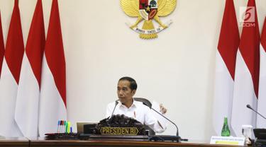 Jokowi Pimpin Rapat Terbatas Percepatan Peta Jalan Penerapan Industri 4.0