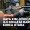 Pemimpin Korea Utara Kim Jong Un bersama putrinya yang masih remaja terlihat menembakkan pistol saat meninjau sebuah pabrik amunisi ringan, menurut foto yang dirilis media pemerintah pada Kamis.