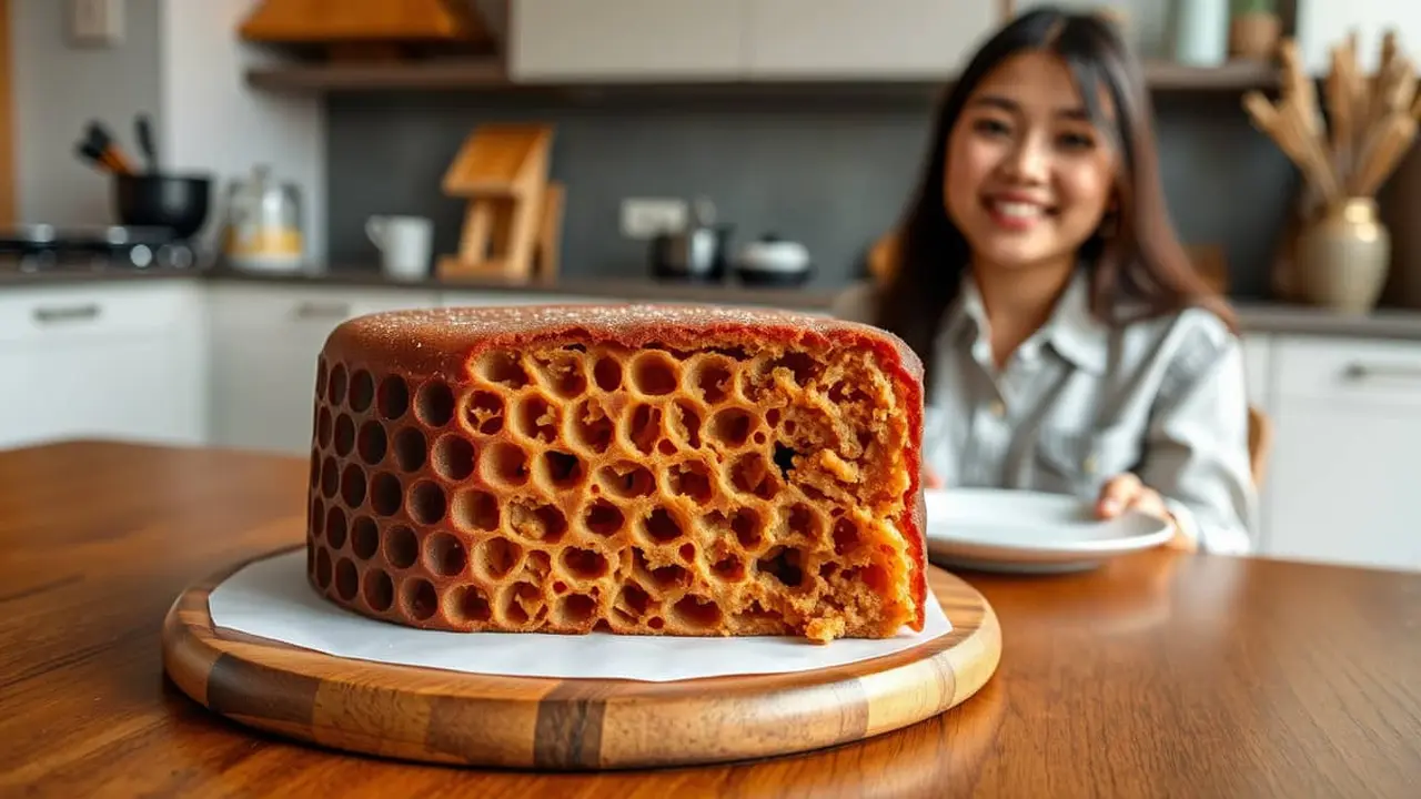 resep bolu sarang semut
