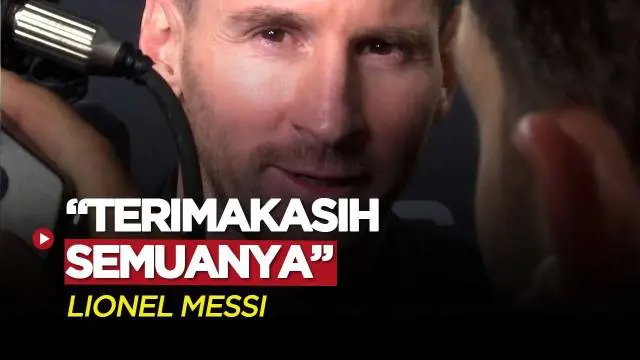 Berita Video, Komentar Lionel Messi Setelah Mendapat Penghargaan Pemain Terbaik FIFA 2022 pada Selasa (28/2/2023)