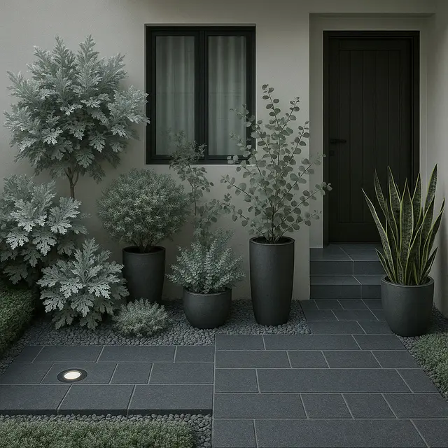 Inspirasi Taman Depan Rumah Minimalis Ukuran 6x9 (Foto: ChatGPT)