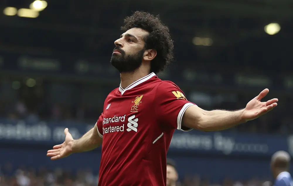 Mohamed Salah ( (Nigel French/PA via AP)