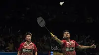 Keberhasilan ini memutus kutukan Tontowi Ahmad/Liliyana Natsir yang dari enam kali keikutsertaannya di Indonesia Open belum pernah juara. (Bola.com/Vitalis Yogi Trisna)