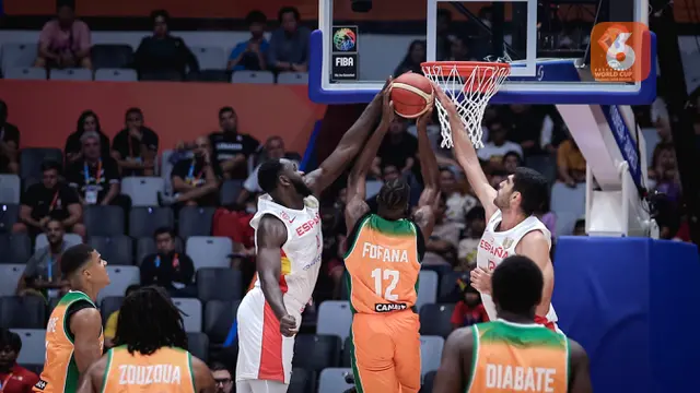 Timnas Basket Spanyol vs Pantai Gading - Piala Dunia FIBA 2023