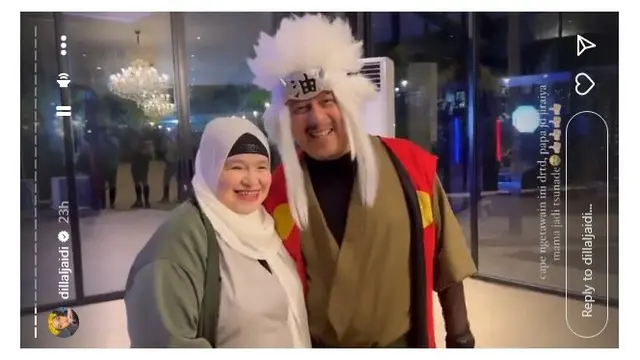8 Momen Ulang Tahun Fadil Jaidi Bertema Naruto, Seru Banget