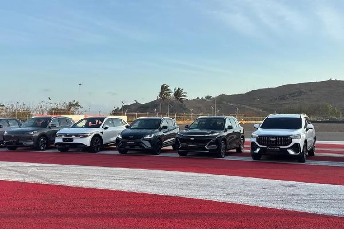 Geely Tegaskan Komitmen di Pasar Indonesia, Pamer Teknologi di Mandalika (Arief A/Liputan6.com)
