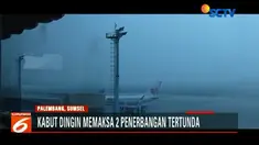 Pihak maskapai dan bandara akhirnya memutuskan menunda penerbangan sampai kabut benar-benar hilang dan jarak pandang kembali normal.