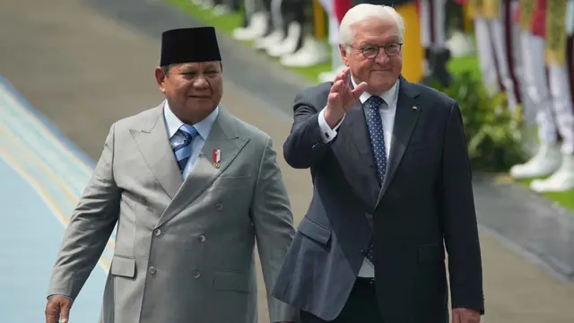 Prabowo Terima Kunjungan Presiden Jerman