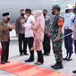 Wakil Presiden (Wapres) Republik Indonesia, Ma'ruf Amin, tiba di Bandara Internasional Silangit, Tapanuli Utara (Taput), Sumatera Utara (Sumut), Kamis (9/12/2021)