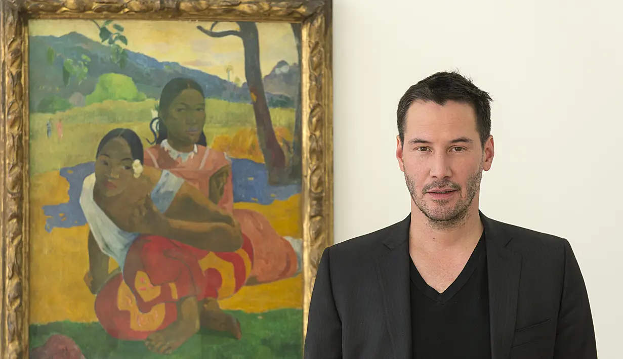 Sepertinya penampilan Keanu Reeves dengan rambut cepak ditambah brewok tipisnya tidak akan pernah salah. (Bintang/EPA)