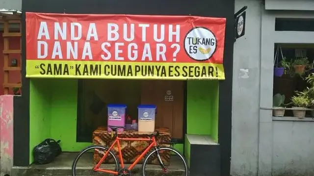 6 Tulisan Jualan Es Segar Buat Takjil di Pinggir Jalan Ini Kocak